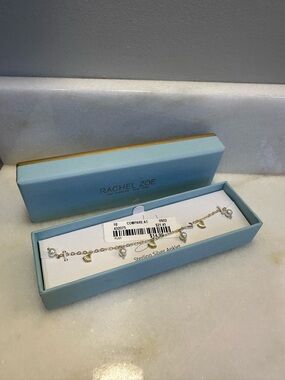 Rachel Zoe Pearl & Shell Anklet